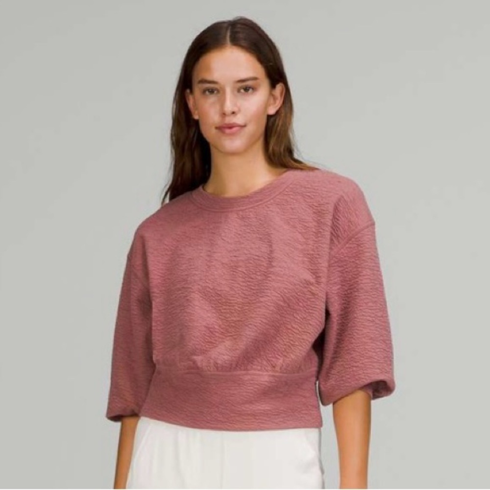Lululemon Athletica Spiced Chai Crewneck Sweater